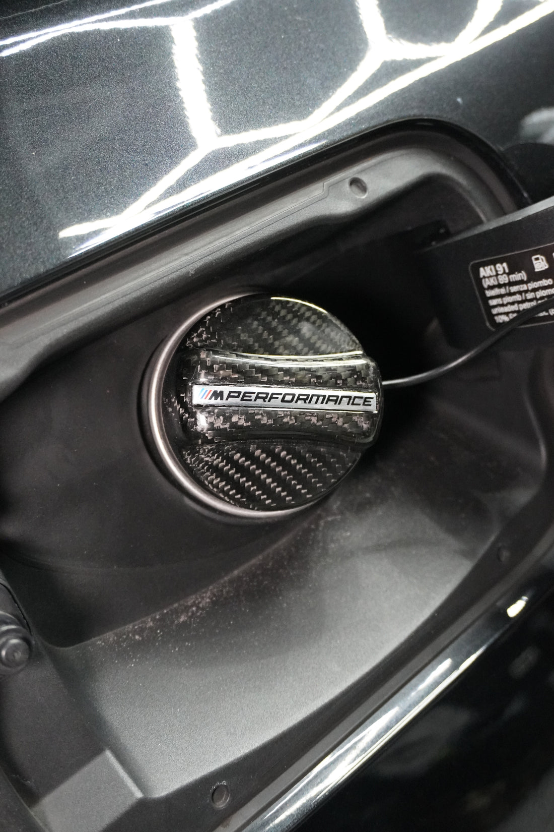 Lucas Speed Co Carbon Fiber Gas Cap Cover — Fits All BMW Models