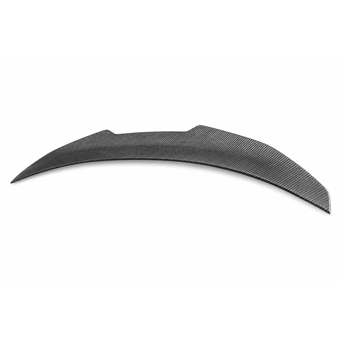 Lucas Speed Co PSM-style dry carbon trunk spoiler for BMW G8X — studio product photo