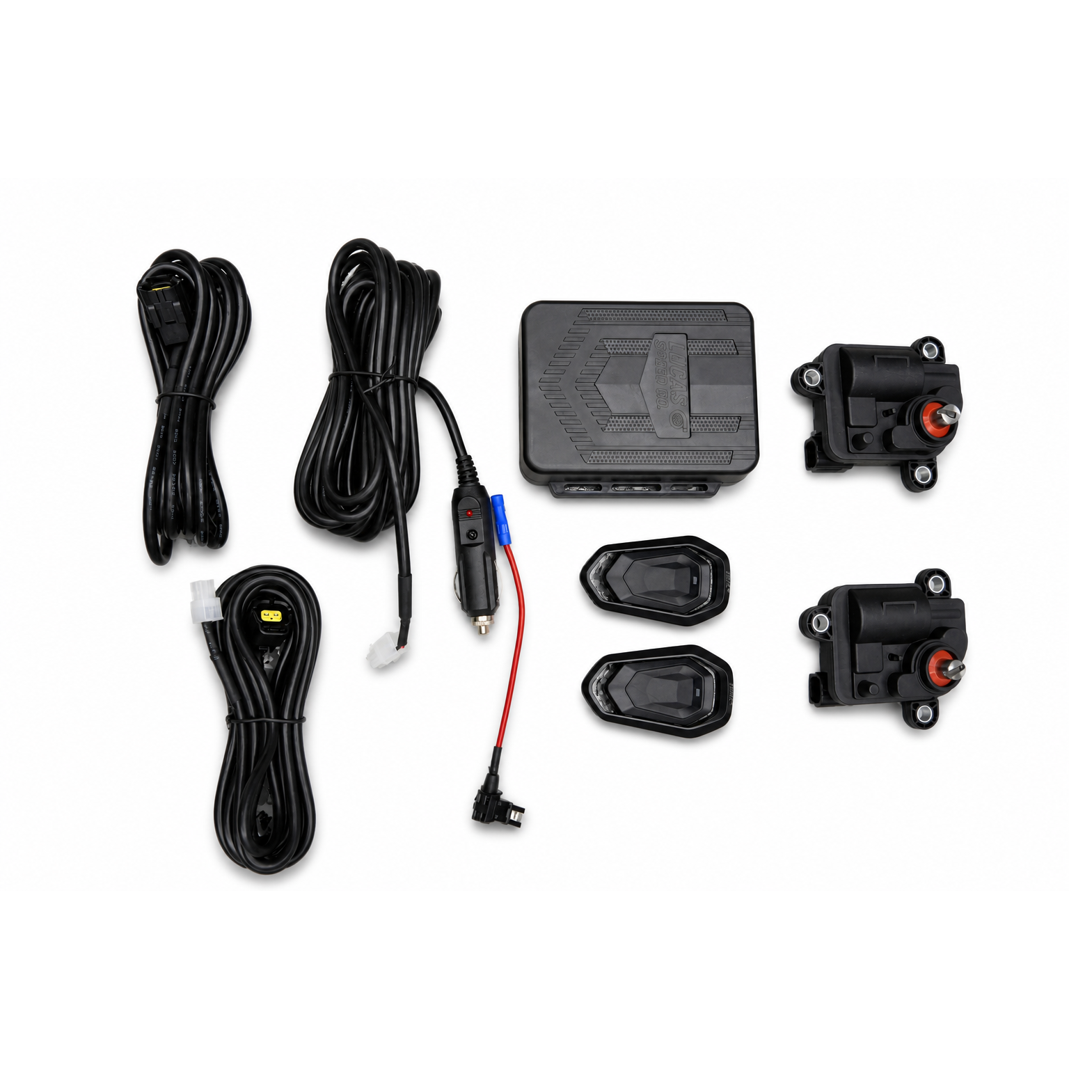 Lucas Speed Co BMW exhaust valve controller kit — studio product photo